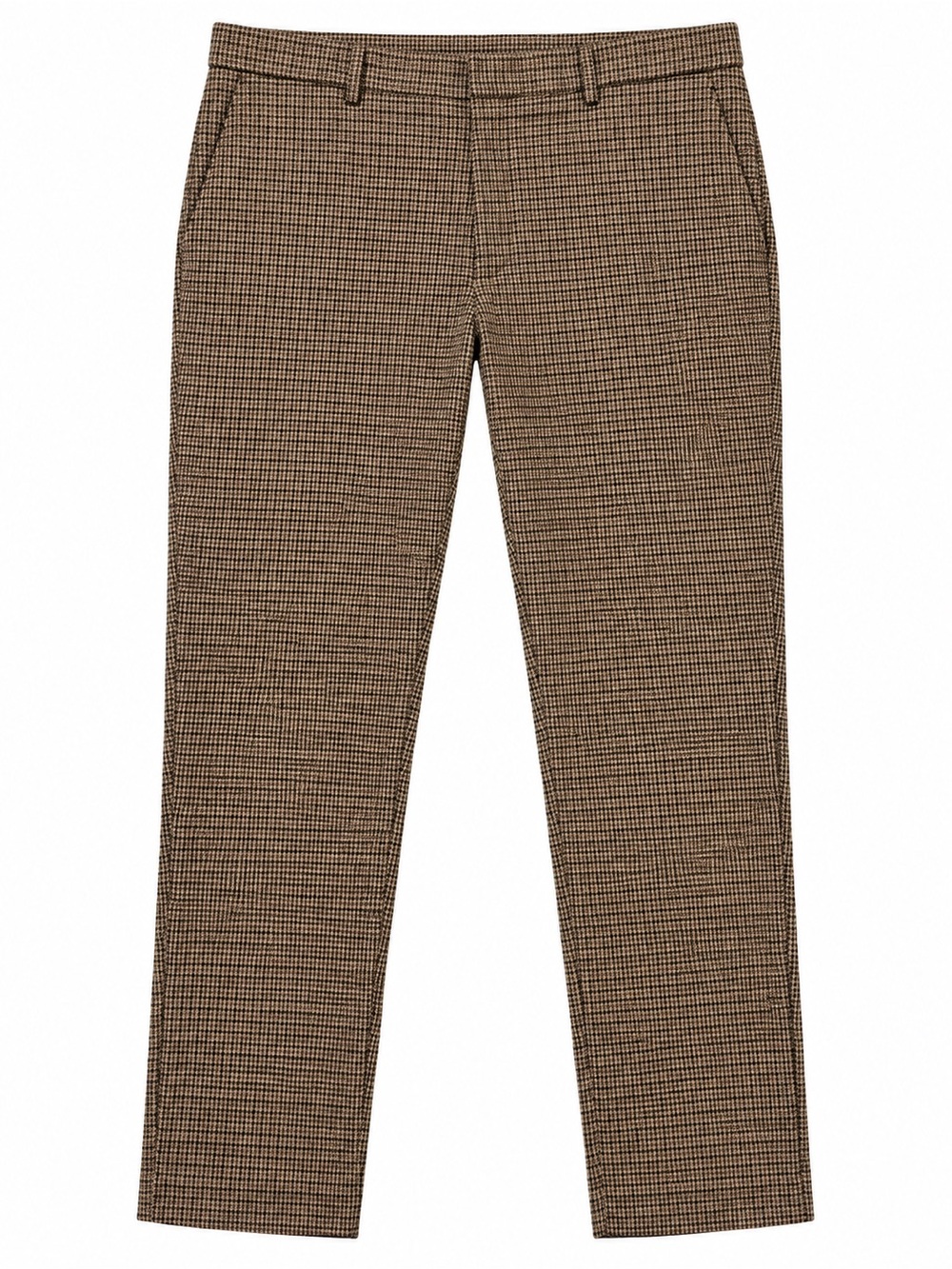 Tommy Hilfiger Brown Micro-Check Chinos size 38x32
